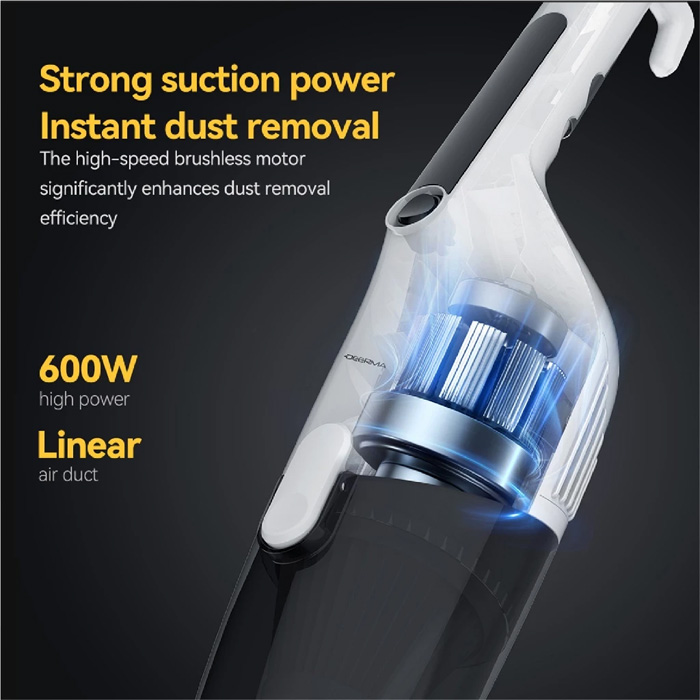 Deerma Vacuum Cleaner Portable Handheld 2 in 1 Silent - DX120 White | DX120C White